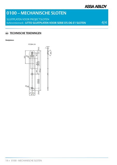 ASSA ABLOY Project cataloog 2016 NL