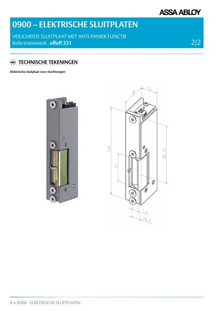 ASSA ABLOY Project cataloog 2016 NL