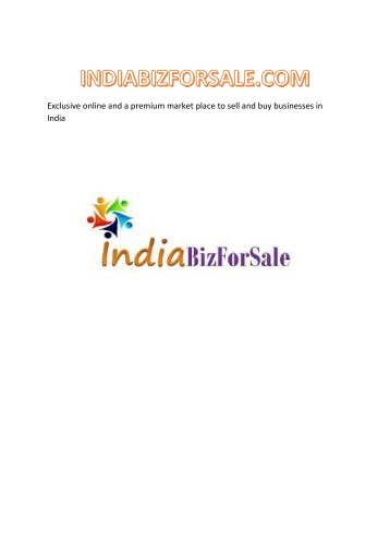 IndiaBizforSale - Introduction