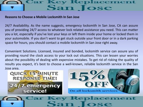 24 Hour Locksmith San Jose CA