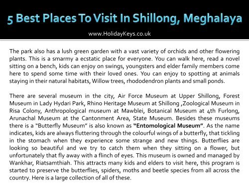 5 Best Places To Visit In Shillong, Meghalaya - HolidayKeys.co.uk