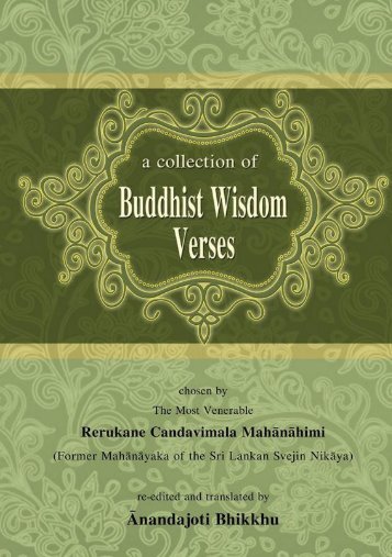 Buddhist Wisdom Verses