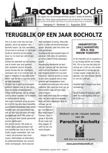 Jacobusbode - Parochie Bocholtz