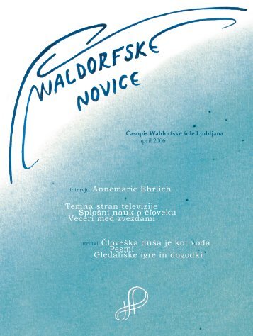 Waldorfske novice - Pomlad 2006