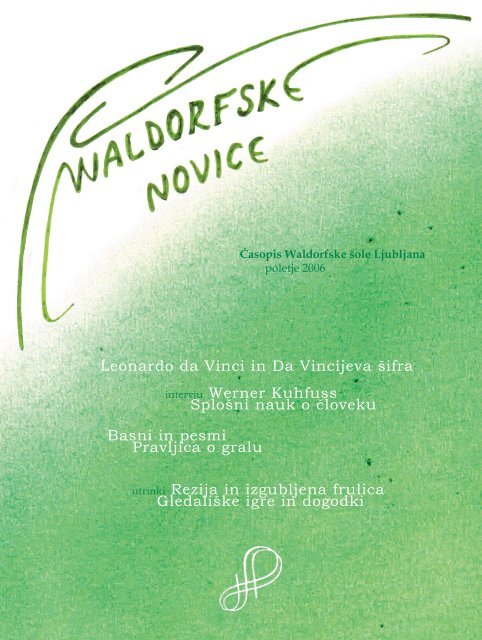 Waldorfske novice - Poletje 2006