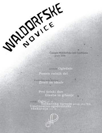 Waldorfske novice - Jesen 2006
