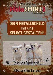 Metall-Schilder selbst gestalten