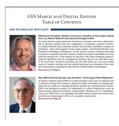 GSN March 2016 Digital Edition