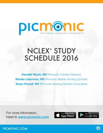 Nclex Study Schedule 2016