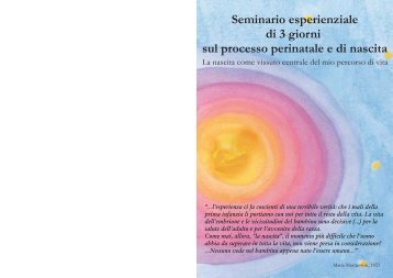 Seminario esperienziale di 3 giorni sul processo perinatale e di nascita