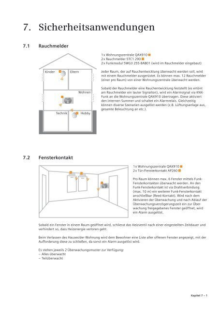 Synco living Anwendungen - Siemens Building Technologies