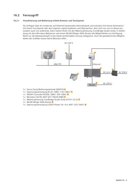 Synco living Anwendungen - Siemens Building Technologies