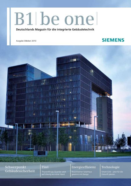 B1 - Oktober 2010 - Siemens