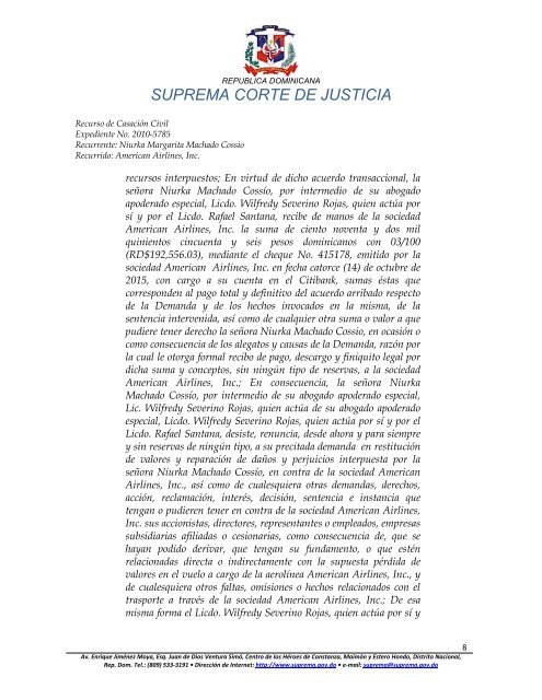 SUPREMA CORTE DE JUSTICIA