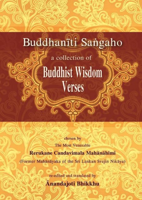 Buddhist Wisdom Verses