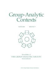 Group Analytic Contexs, Issue 71, March 2016