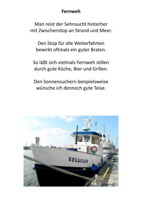 Meer geht nicht