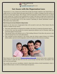 Get Aware with the Deportation Laws