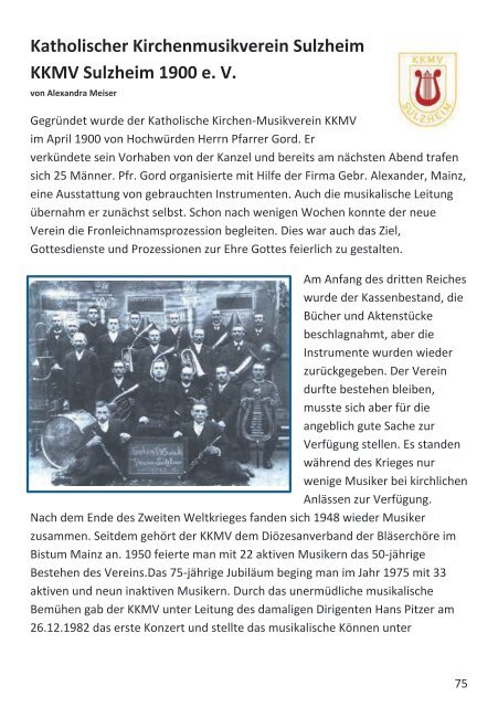 Festschrift 1250 Jahre Sulzheim 2016