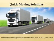  Professional Moving Company in New York
