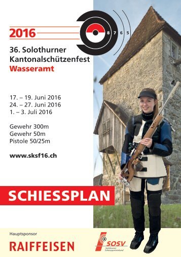 Schiessplan SKSF 2016