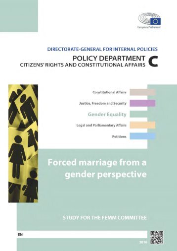 Forced marriage from a gender perspective