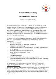 (AG) „Bewertung historischer Seezeichen“ - Interessengemeinschaft ...