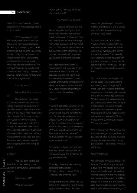 Machete Girl Issue 8.4 Cyberpunk Short Stories