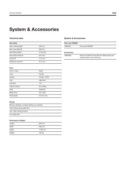 Diamond Tools and Machines - English