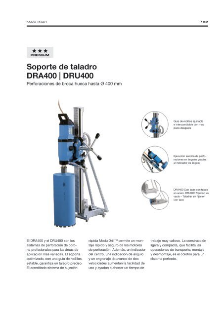 Diamond Tools and Machines - Spanish