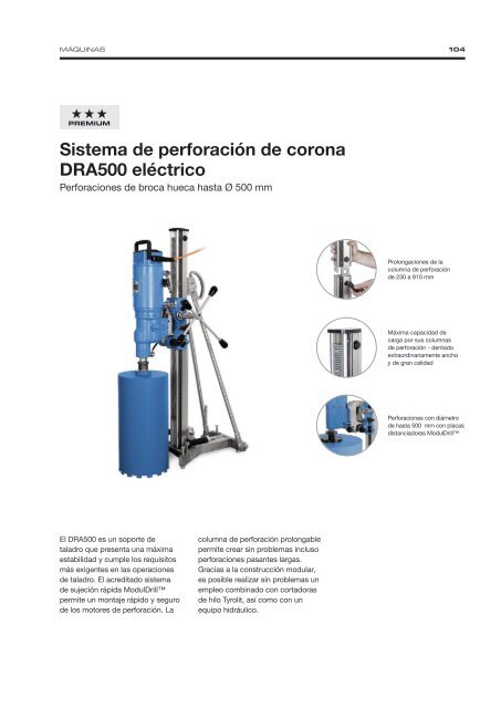 Diamond Tools and Machines - Spanish