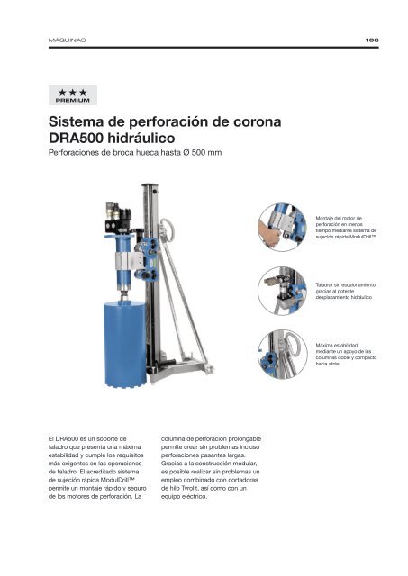 Diamond Tools and Machines - Spanish