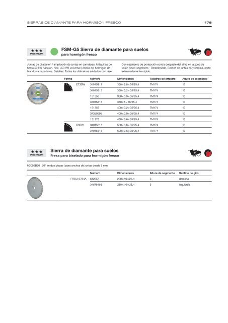 Diamond Tools and Machines - Spanish