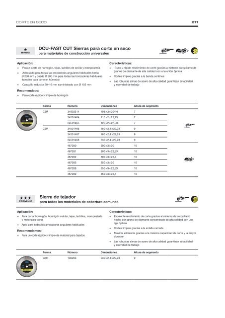 Diamond Tools and Machines - Spanish