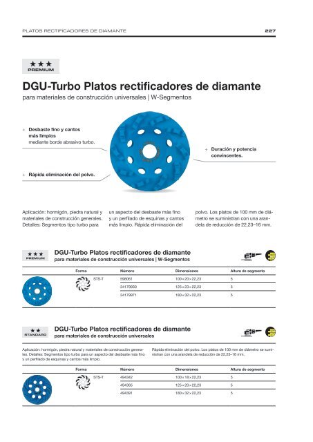 Diamond Tools and Machines - Spanish