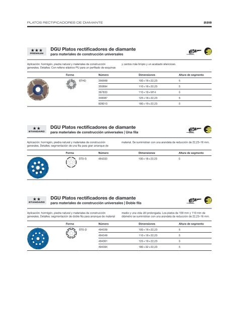 Diamond Tools and Machines - Spanish