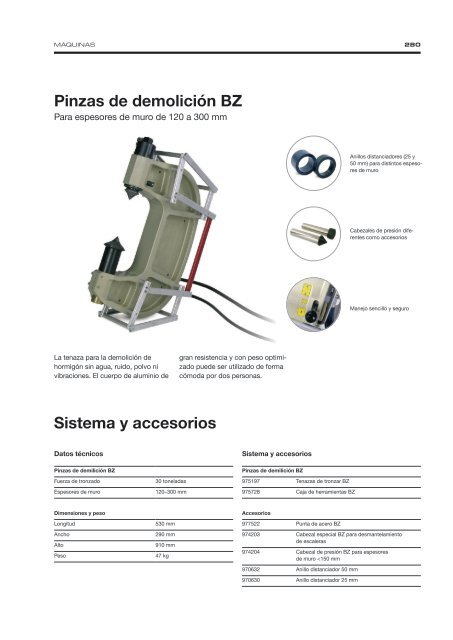 Diamond Tools and Machines - Spanish