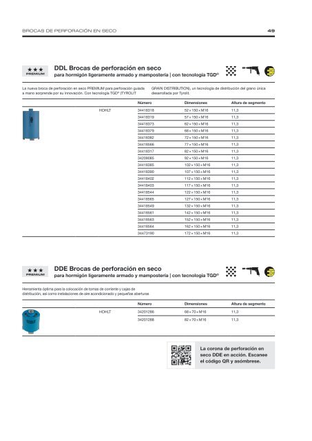 Diamond Tools and Machines - Spanish