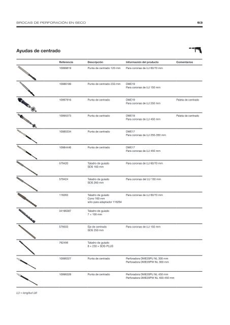 Diamond Tools and Machines - Spanish