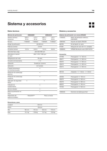 Diamond Tools and Machines - Spanish