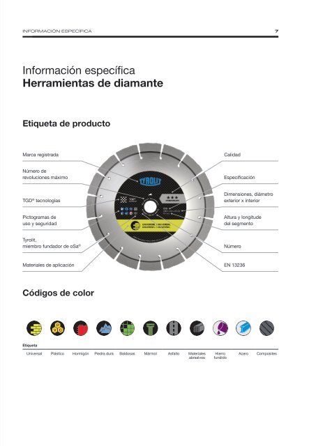 Diamond Tools and Machines - Spanish