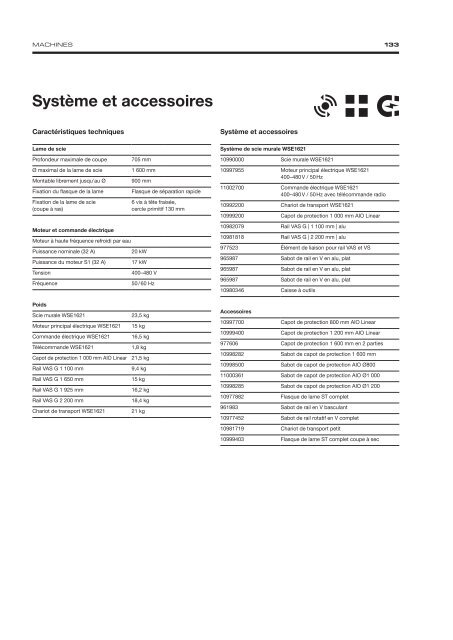 Diamond Tools and Machines - French