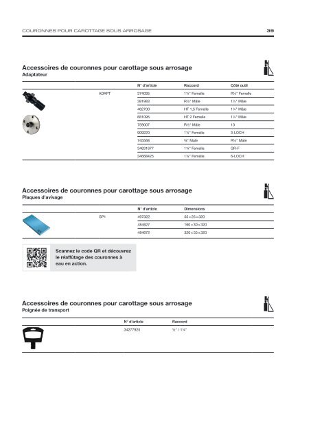 Diamond Tools and Machines - French