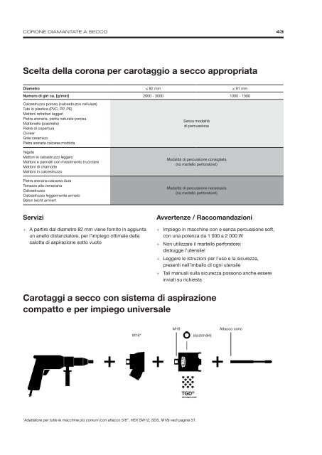 Diamond Tools and Machines - Italian