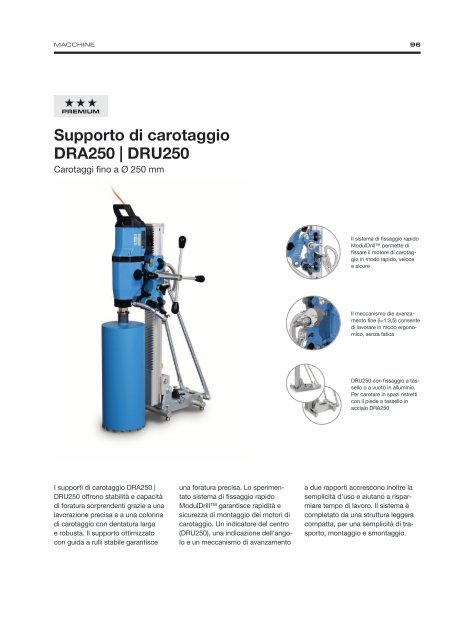 Diamond Tools and Machines - Italian