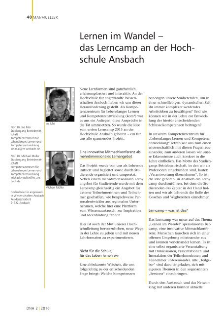 Die Neue Hochschule Heft 2/2016