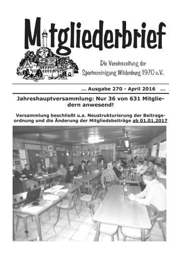 Ausgabe 270 - April 2016