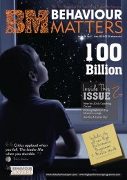 Behaviour Matters March 2016