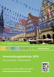 Veranstaltungskalender Münsterland 2016