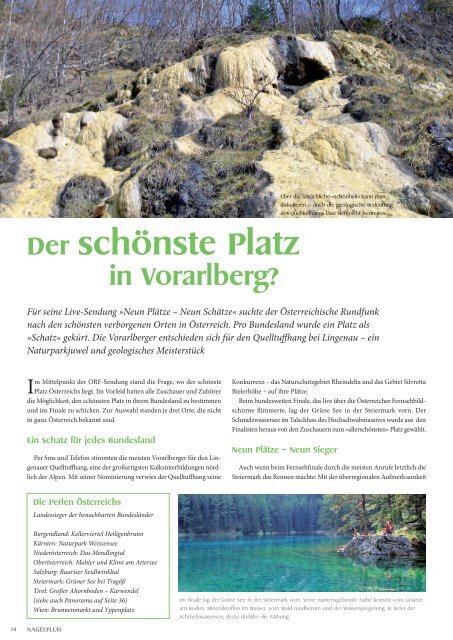 NAGELFLUH Frühjahr/Sommer 2015 - Das Naturpark-Magazin